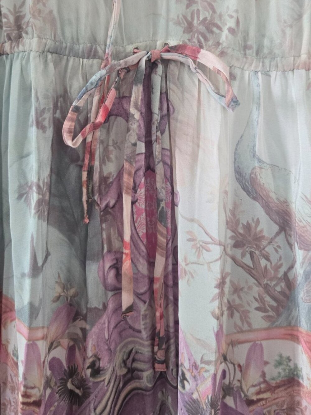 Camilla Electron Libre Dress with Front Tie Detail Size Small - Picture 8 of 14